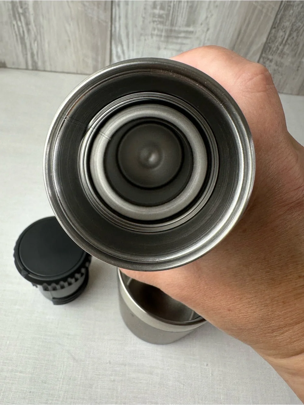 Stanley Brown Unbreakable Vacuum Bottle with Stainless Trim - Picture 3 of 12